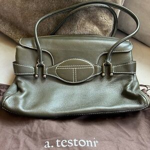 A. Testoni Leather Purse